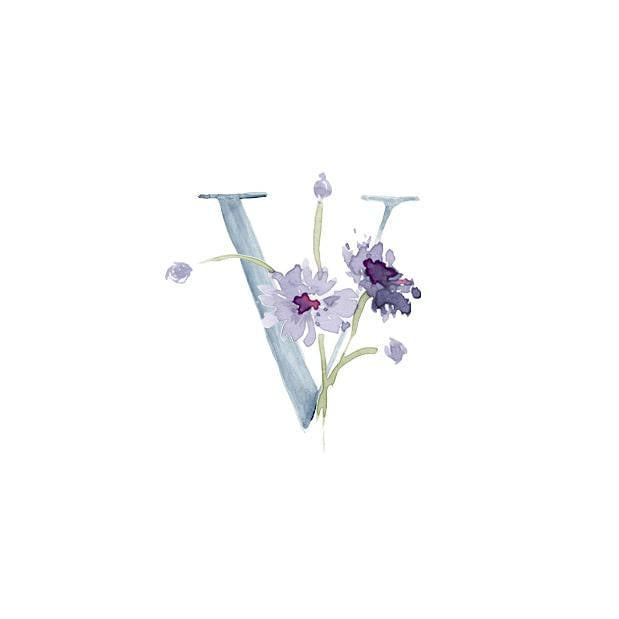 Wildflower Alphabet Notecard Set